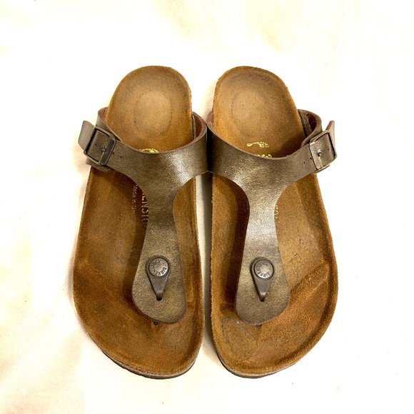 Birkenstock Gizeh $ 85 - Size 38/ US 7-7.5 Brown - Picture 1 of 5
